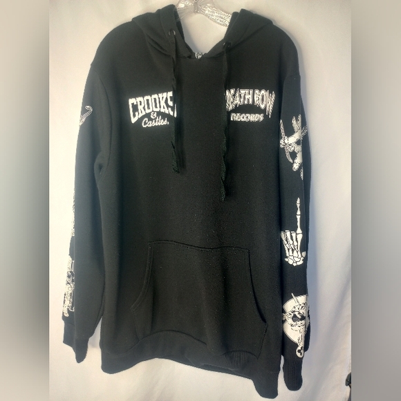*Death Row Records Crooks And Castles Long Sleeve Hoodie Size 2XL